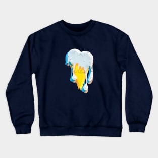 Melting Ice Cream Cone Crewneck Sweatshirt